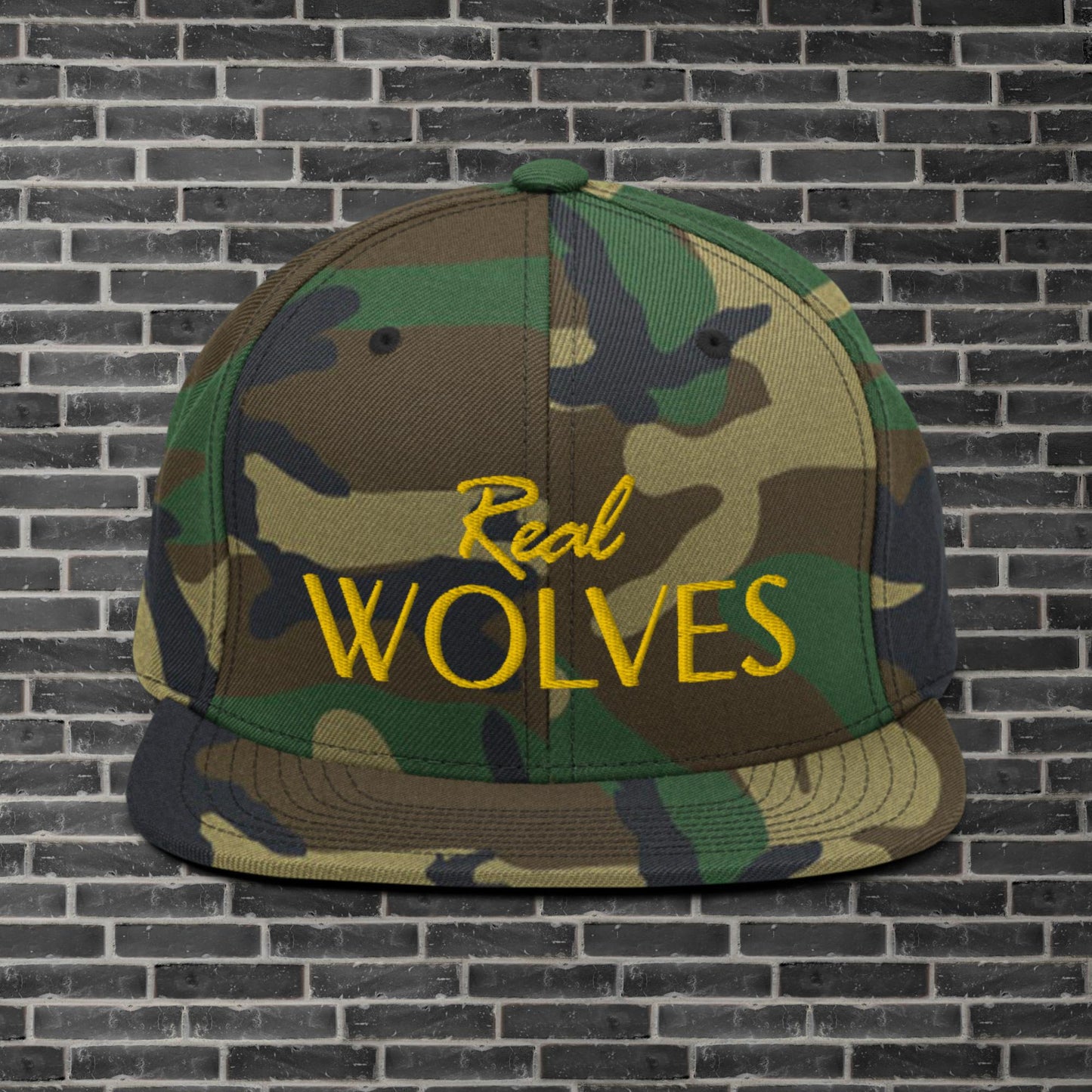 Real Wolves Snapback Hat