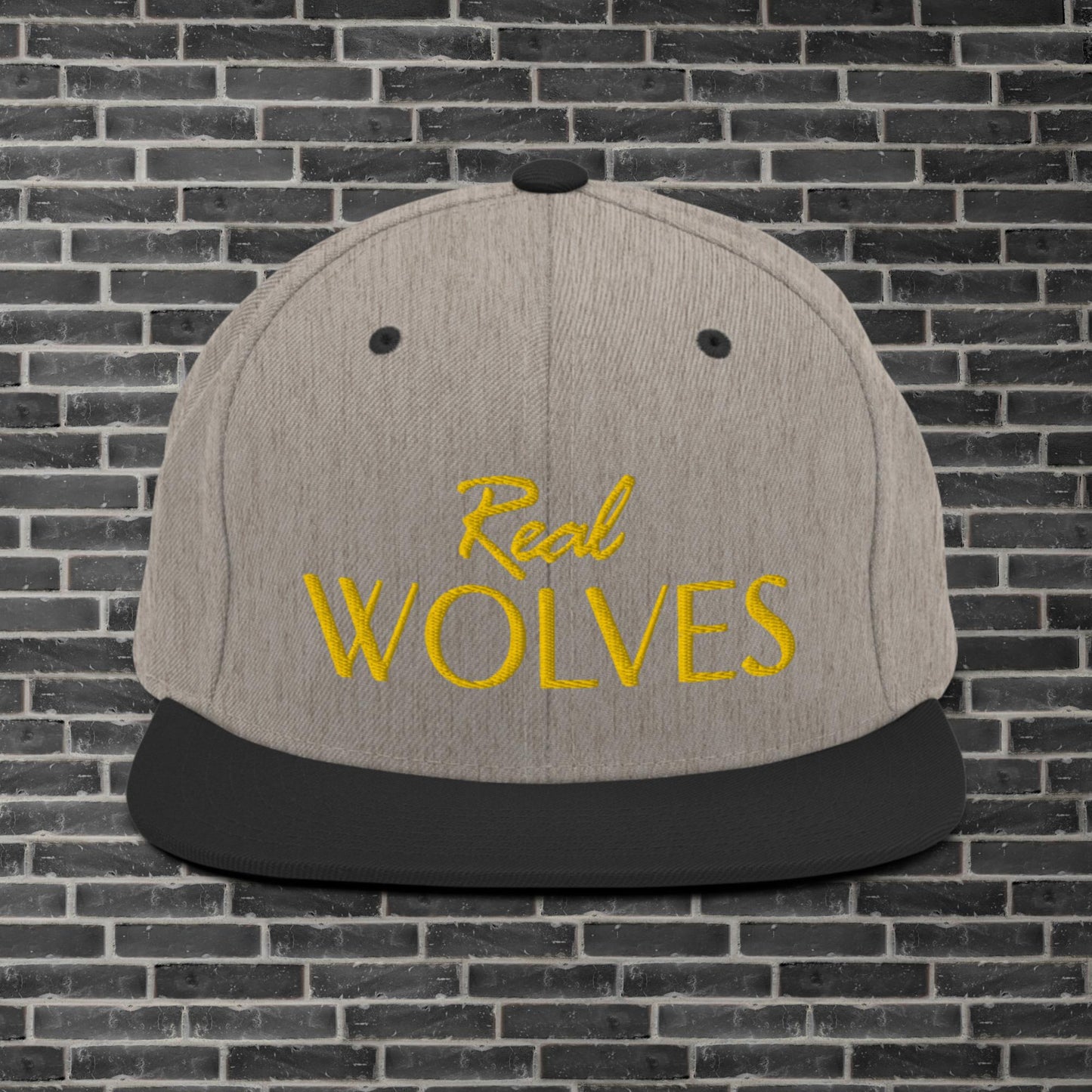 Real Wolves Snapback Hat