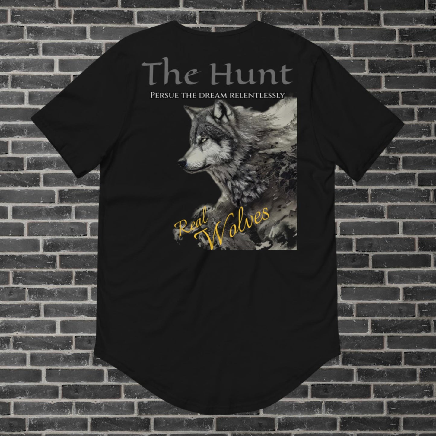 The Hunt Curved Hem T-Shirt